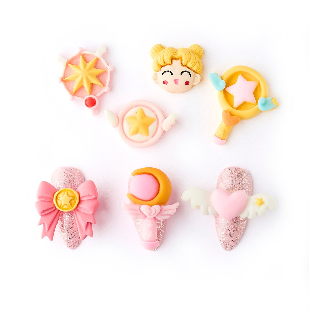DECORACIÓN PARA UÑAS SAILOR MOON
