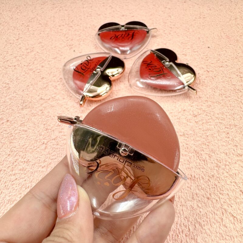 AC-27008 LABIAL CORAZON LOVE DORADO X1U