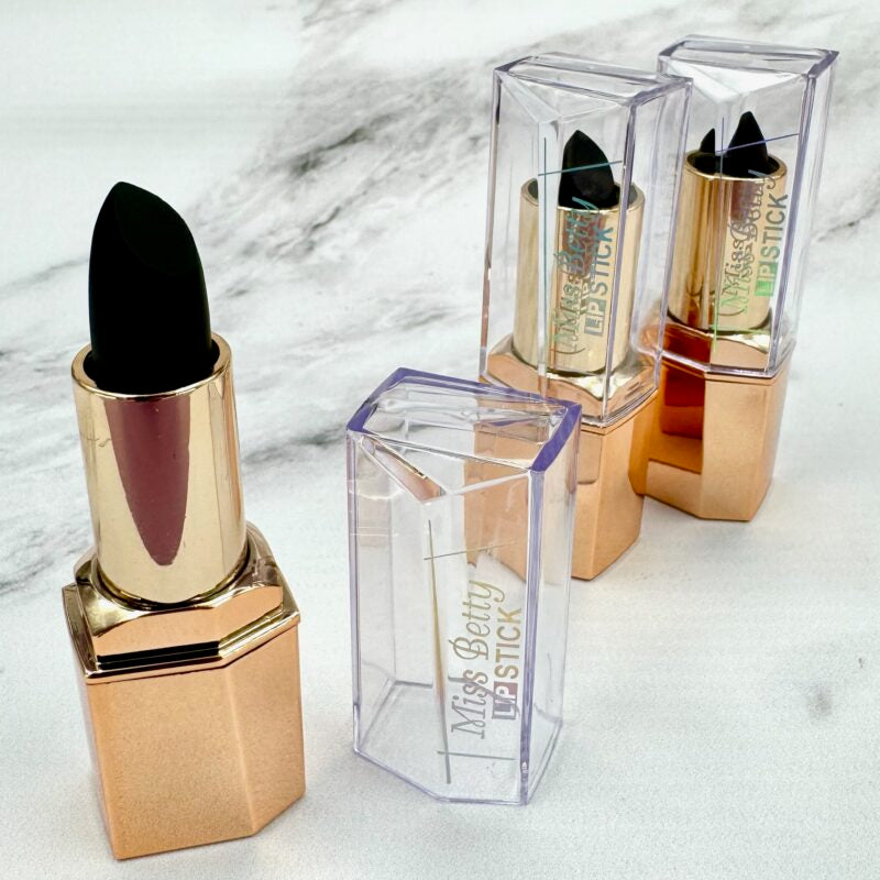 AC-K3885 LABIAL NEGRO MATTE MISS BETTY X1U