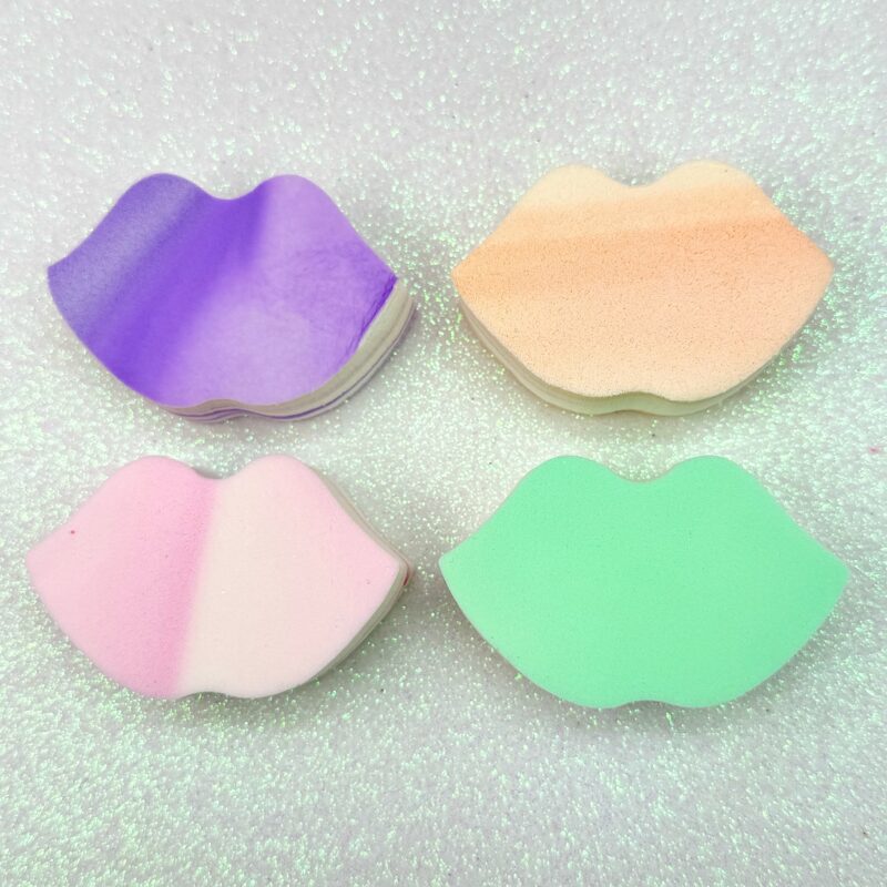 ESPONJAS LABIOS COLOR X4PCS