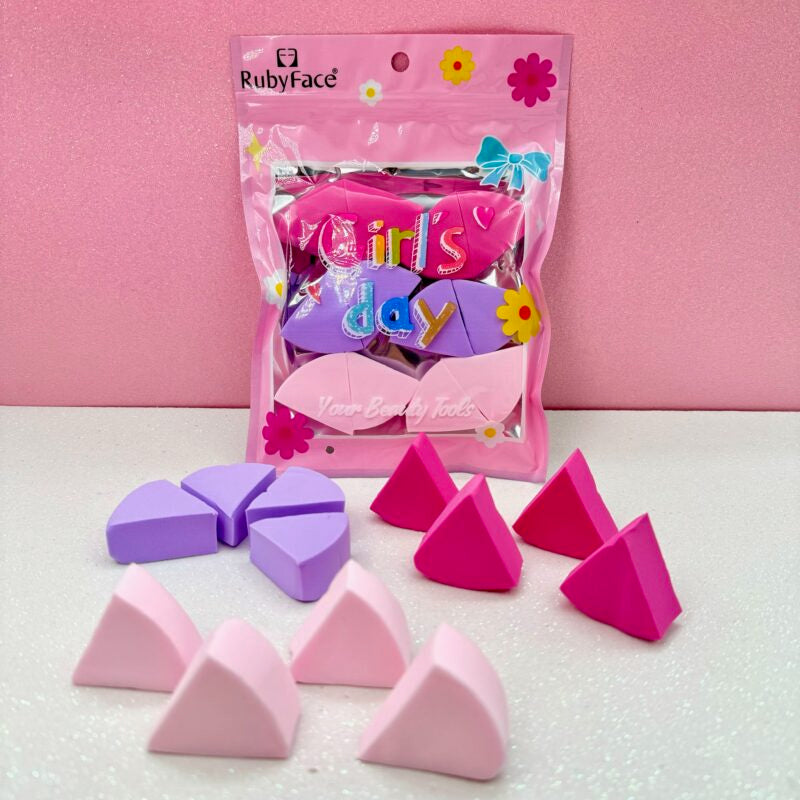 ESPONJA COLOR X12PCS GIRLS DAY