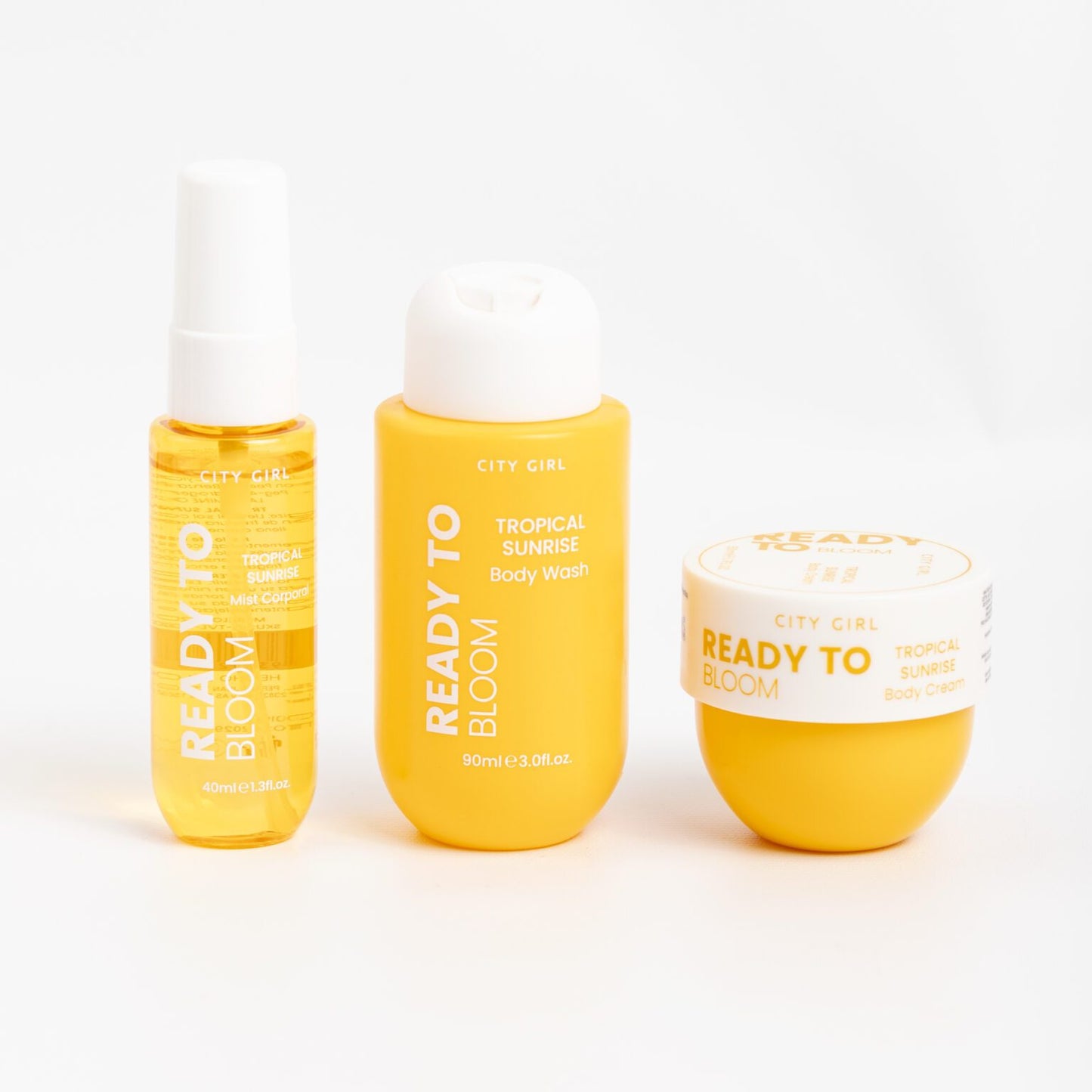 KIT CUIDADO CORPORAL TROPICAL SUNRISE CITY GIRL – 3PCS