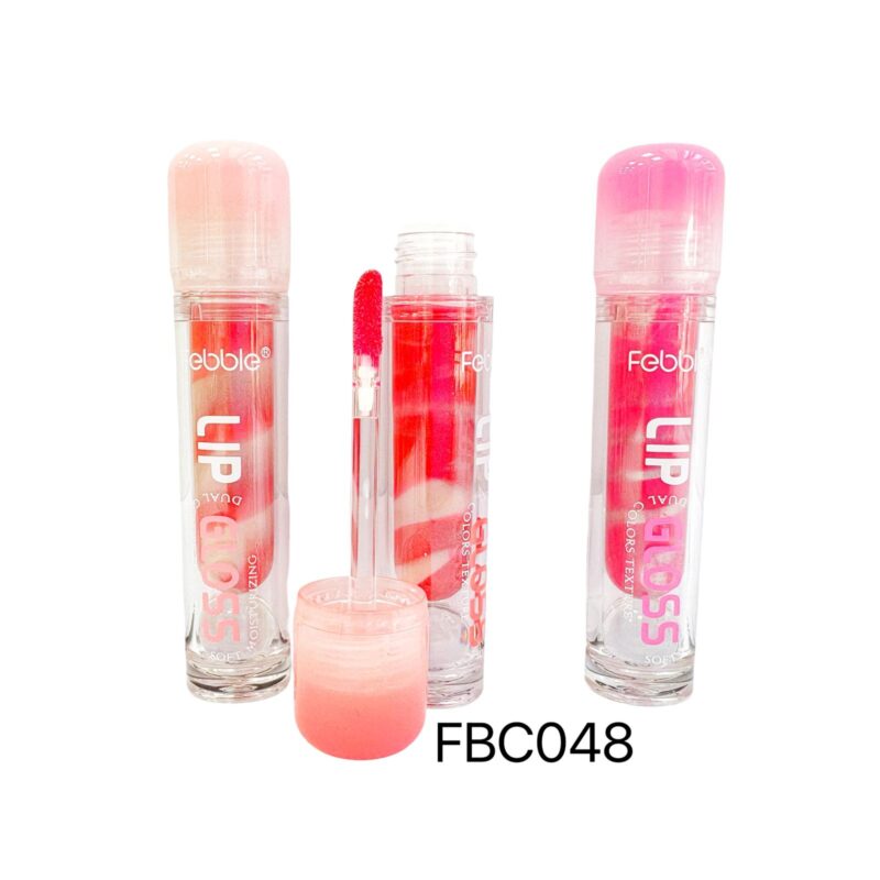 FC048 BRILLO LABIAL DOBLE COLOR X1U