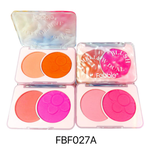 DUAL BLUSH/RUBOR FEBBLE FBF027A