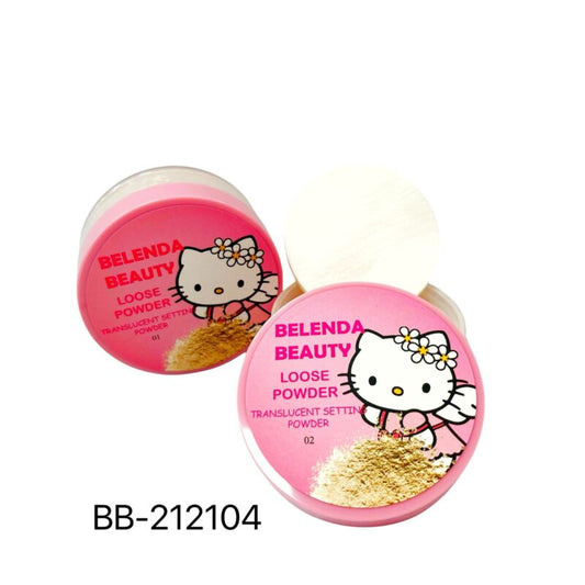 POLVO TRASLUCIDO HELLO KITTY  BELENDA BEAUTY BB-212104